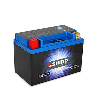 Shido LTX16-BS Lithium - 12V ATV/MC/Snøscooter Batteri 12V, 6Ah, 72Wh, 150x87x164